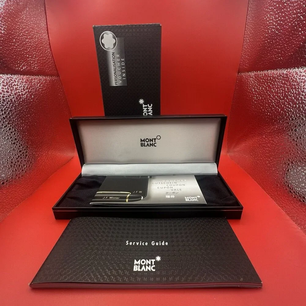 Authentic Montblanc Boheme Fountain Pen Box Set & Stamped Papers - NO PEN-16661